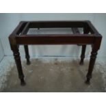 Late Victorian Extending Table Base on Turned Legs