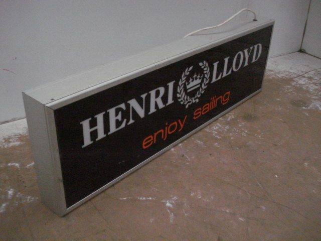 Henri Lloyd Enjoy Sailing Illuminated Sign