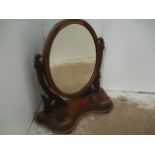 Victorian Oval Dressing Table Top Mirror