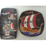 Two 1960's Norwegian Design Viking Plates