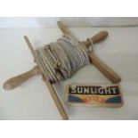 Early 20th Century Washing Line & Block of Sunlight