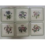 Portmeirion Botanic Garden Set of Six Square Plates Plus Five Slender Vases & One Other