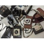 Collection of Eight Various Vintage Cameras