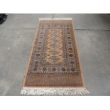 Pakistani Arabic Style Carpet in Gingers & Black