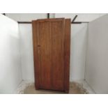 Art Deco Oak Single Door Wardrobe