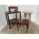 Occasional Table, Stool, Bamboo Table & Small Coffee Table