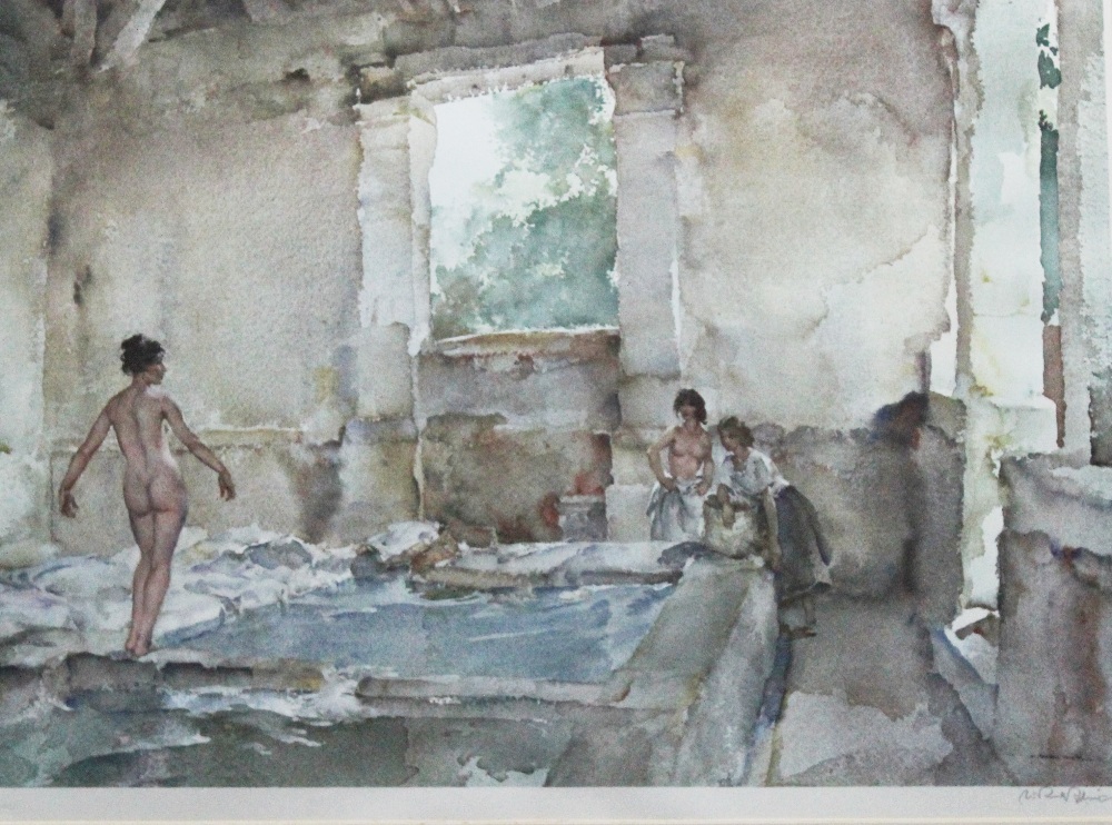 After Sir William Russell Flint (Scottish 1880-1969)  LAVIOR LA BASTIDE, artists proof, signed in