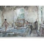 After Sir William Russell Flint (Scottish 1880-1969)  LAVIOR LA BASTIDE, artists proof, signed in