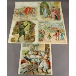 A GROUP OF SIX DUTTON & CO FAIRYLAND JIGSAW PUZZLES housed in the remains of the original card box.