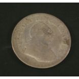 AN GEORGE III THREE SHILLING BANK TOKEN dated 1812.  15grams  CONDITION: VF.