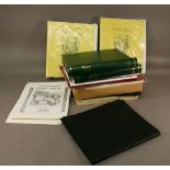 A QUANTITY OF BLANK STAMP ALBUMS page inserts, mounting paper etc. (qty) CONDITION: Viewing