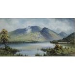 Edward Horace Thompson (British 1879-1949)  SKIDDAW FROM LAKE BASSENTHWAITE watercolour, signed