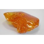 TWO BLOCKS OF NATURAL AMBER probably Baltic, 195grams(total) CONDITION: Natural form, some scratches