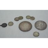 Quantity of Victorian Silver Coins : Crown, Florin and 5 Silver Sixpences