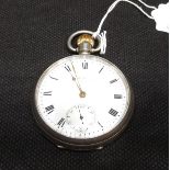 Silver Cased Waltham Gents Pocket Watch