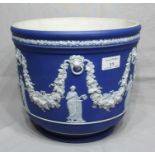 Wedgwood Jasper Ware Jardiniere 9" tall, in very good order