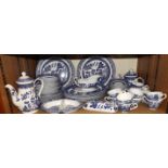 Quantity of Blue & White Table Ware