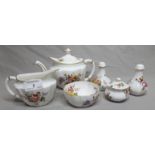 6 pieces of Derby Posies China