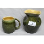 Gwenny Pottery 5" Vase and a similar Mug