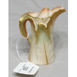 Royal Worcester Leaf Shaped Jug - 3.5" tall