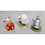 Royal Doulton Winnie the Pooh Figure plus 2 other Figures