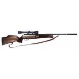 FAC Air Rifle, Theoben Eliminator .22 Air rifle,  serial number TB6945, with Tasco 4 x 32 scope,