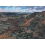 D. Matt, 20th century,  Rural landscape, signed and dated '76, pastel, 50 x 67.5cm.; 19.75 x 26.