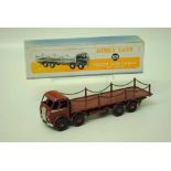A Dinky Foden Flat Truck with chains, No. 505, boxed.    Condition Report  Fair to good with paint