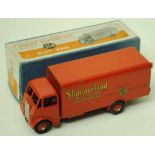 A Dinky Guy van No.514, Slumberland red coachwork, boxed.    Condition Report  Good to very good