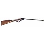 Quackenbush (Haviland & Gunn) type .177 barrel locker air rifle, serial number 8380, with walnut