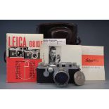 Leica IIIF Red Dial camera serial number 773529, fitted with Summarit f = 5cm 1:15 lens Number