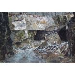 Pat Cleary, 20th century,   Quarry, signed, oil on board, 54.5 x 79.5cm.; 21.5 x 31.5in.    Artists'