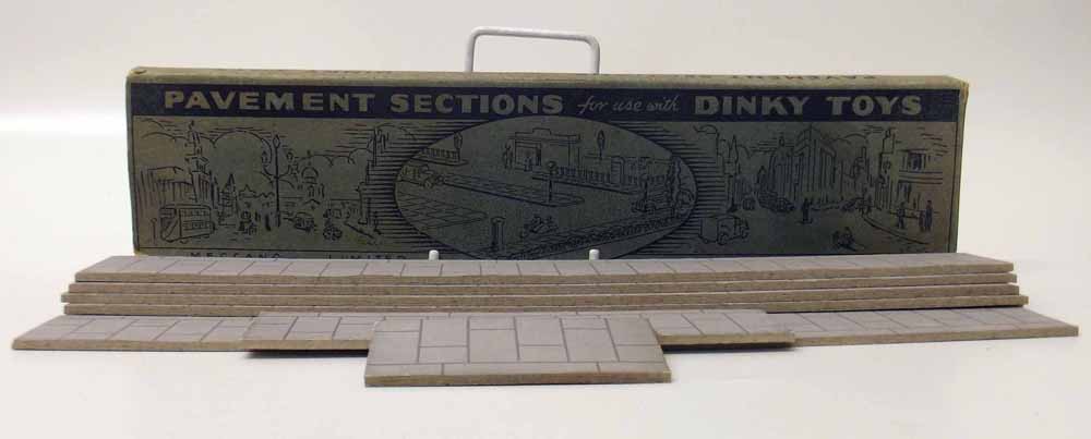 A Dinky set of pavement sections, boxed Condition report: see terms and conditions