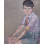 Alec Fleming (1903-1978),   "Simon", signed, titled on artist's label verso, oil on board, 56.5 x