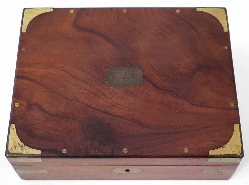 Mahogany cased technical drawing instrument set with three tiers, fitted out with ivory rulers and - Image 8 of 14