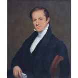 English School, 19th century, Male portrait, oil on canvas, 75 x 62cm.; 29.5 x 24.5in.