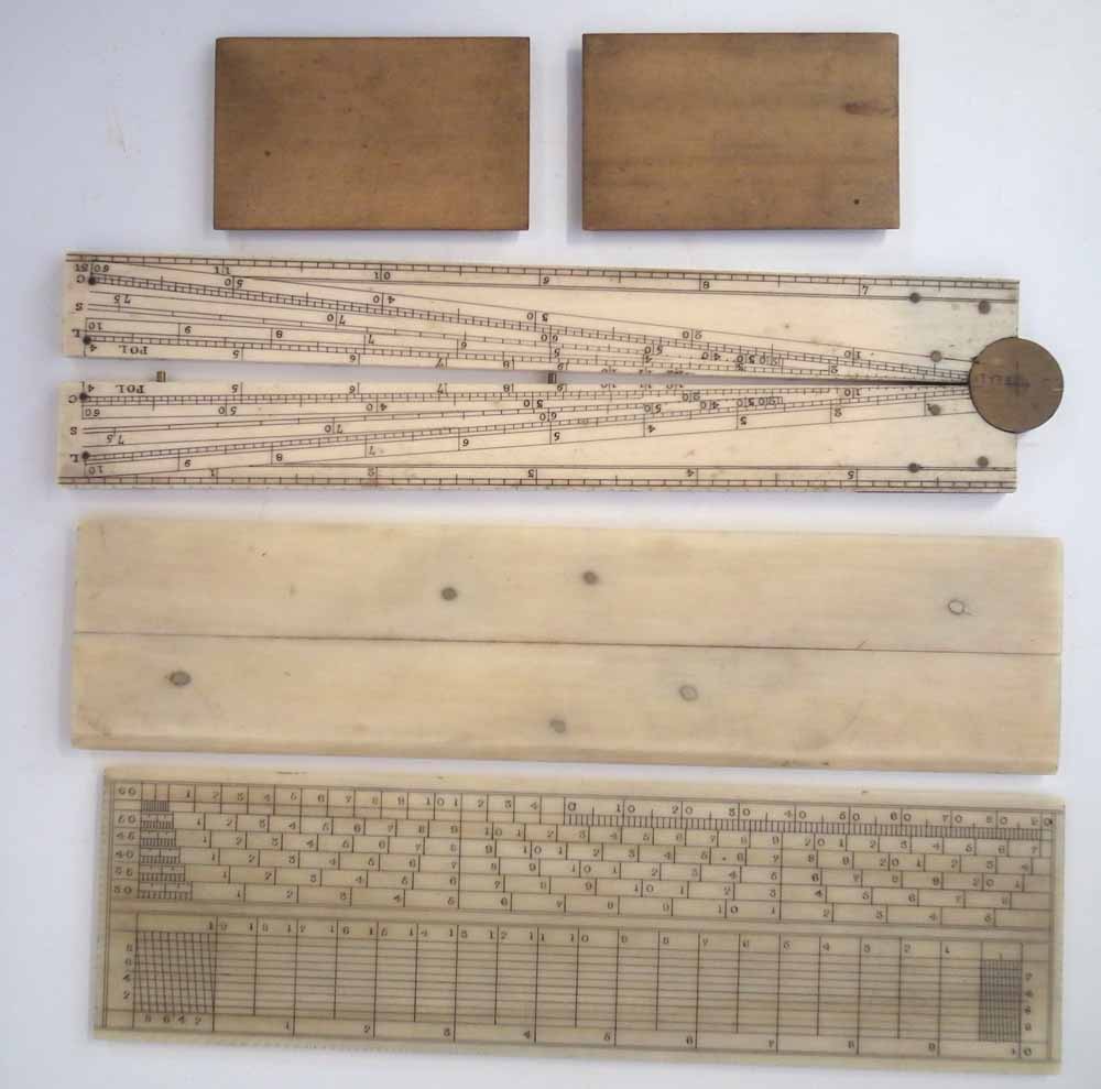 Mahogany cased technical drawing instrument set with three tiers, fitted out with ivory rulers and - Image 14 of 14