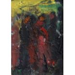 William Turner F.R.S.A., R.Cam.A. (1920-2013), "The Nightclub", initialled, titled on verso, oil