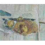 Hilda Washington, 20th century, "Still Life", titled on exhibition label verso - 'Society of