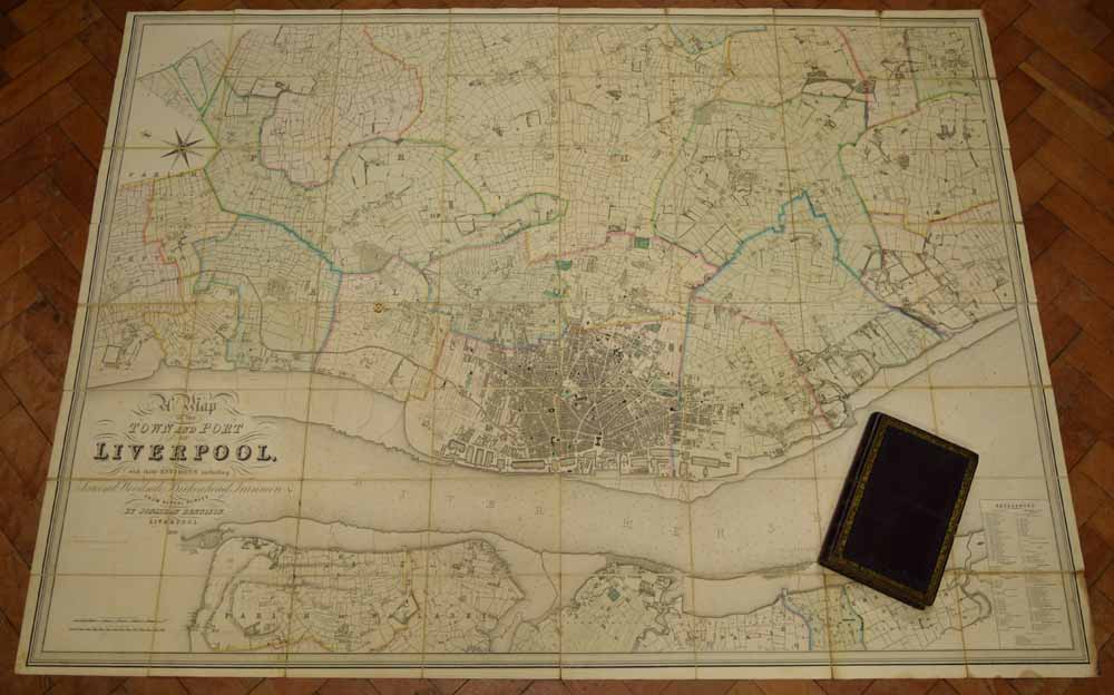 LIVERPOOL, BENNISON (JONATHAN) A Map of the Town and Port of Liverpool, large engraved map by J.