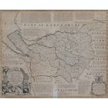 Cheshire. Bowen (Emanuel), An Accurate Map of the County Palatine of Chester, Divided into Its