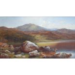 Alexander Y. Whishaw (British, fl.1894-1914), "Moel Siabod, Snowdonia", signed and dated 1879, oil