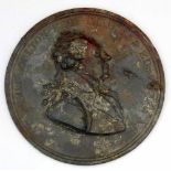 Bronzed lead portrait medallion of Matthæus Boulton Esq F.R.S. Ln & ED. F.R.I. & A.S. modelled by