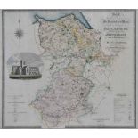 C & J Greenwood, Map of the North East Circuit of The Principality of Wales, comprising the Counties