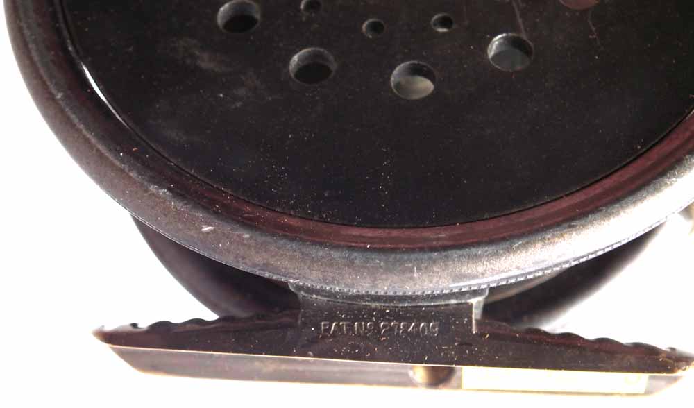 Hardy Perfect 3 1/2 fly reel with original box and leaflet. Condition report: The reel has wear - Image 8 of 10