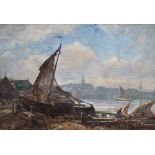 Frederick Stuart Richardson (1855-1934), "Monnickendam", signed, titled on artist's label verso, oil