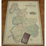 Lancashire. Hennet (George), A Map of the County Palatine of Lancaster Divided into Hundreds and