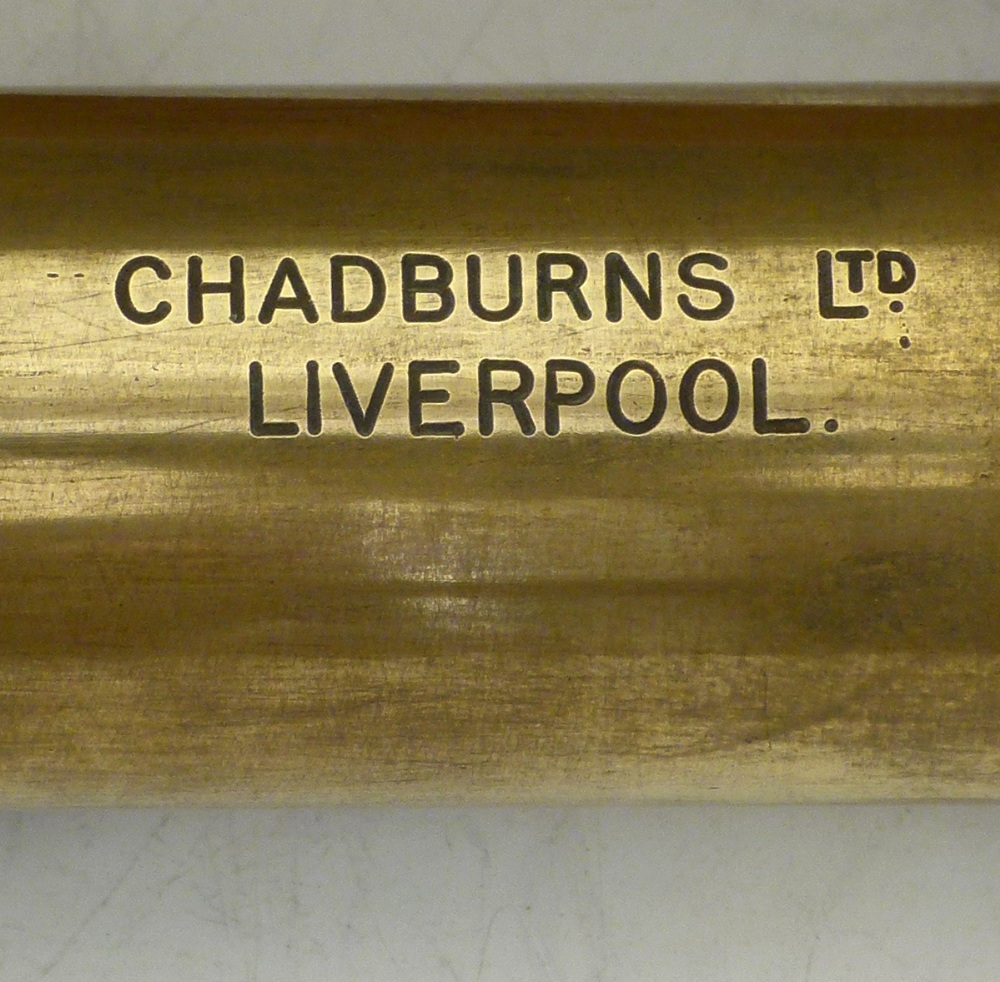 Chadburns Ltd, Liverpool 2¼" refracting telescope, circa 1900, of three draws in military leather - Image 2 of 2