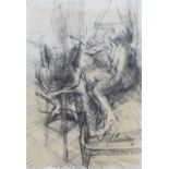 John McCombs (1943-), Female nude studies, signed and dated 1964, pencil, 50.5 x 35.5cm.; 20 x 14in.