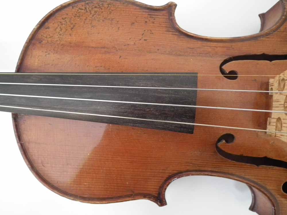 Violin by Collin Mezin labelled 'Ch. J.B. Collin Mezin, Luthier, 1924, Grand Prix - Exposition - Image 7 of 17